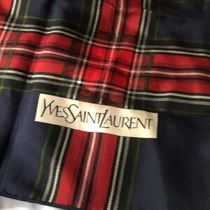 YSL Yves Saint Laurent silk scarves